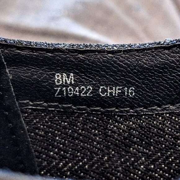 Women's 8M Brogues BOC Brush Gray Vegan Suede Lace Up Oxford Walkers - Picture 6 of 7